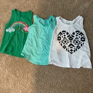 Tank top lot. Toddler size 4.